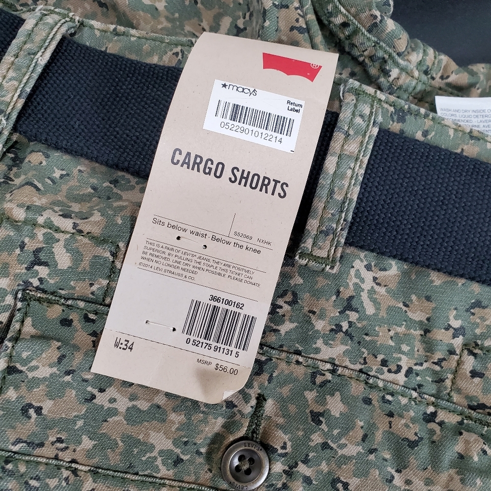 LEVIS Cargo Shorts sz 34 - Picture 7 of 9